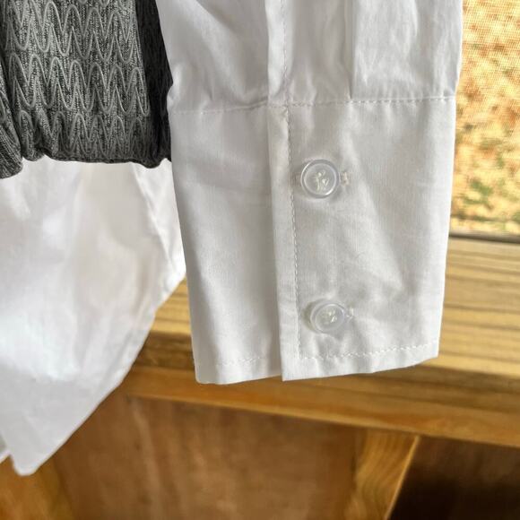 Jason Wu Women's White Classic Button Down Shirt Size S - Picture 5 of 7